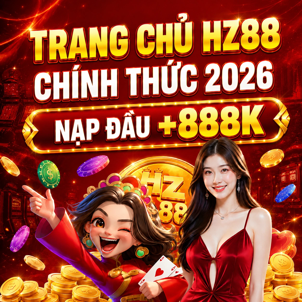 Banner mobile trang chủ HZ88 chính thức 2026 tối ưu hiển thị trên điện thoại và truy cập an toàn