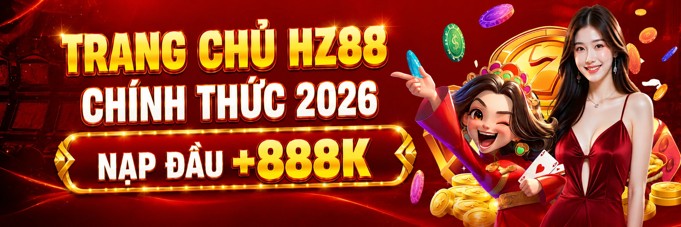 Banner trang chủ HZ88 chính thức 2026 với ưu đãi thành viên mới và hệ sinh thái cá cược trực tuyến