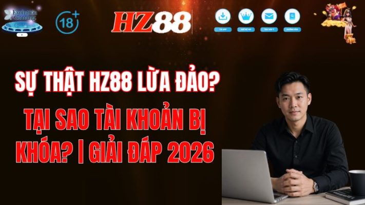 Sự Thật HZ88 Lừa Đảo? Tại Sao Tài Khoản Bị Khóa? | Giải Đáp 2026